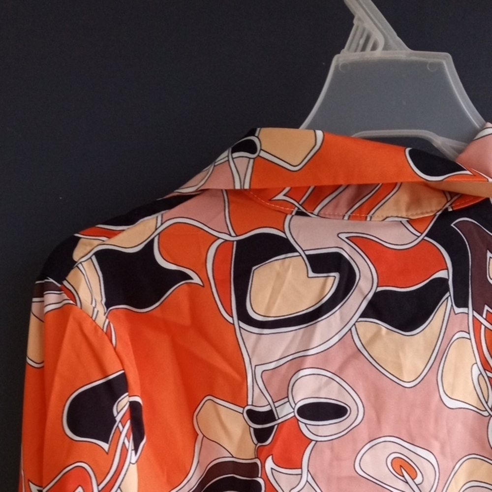 Stylish Abstract Print Women's Top - Picture 8 of 8